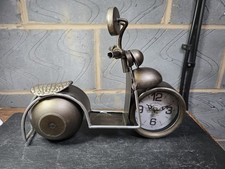 Novelty Moped Shaped Clock