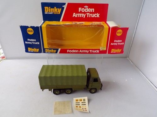 Dinky 668 foden army - dinky,