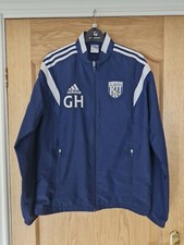 WEST BROM 2010S Football Training Jacket Umbro Mens Size Small Player Issued? 