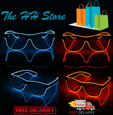 LED Glasses Sunglasses Neon EL