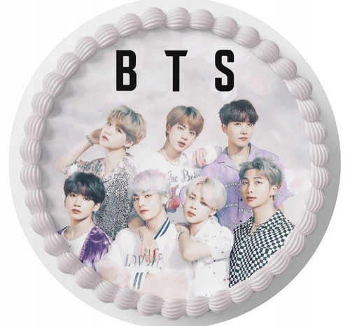Edible bts cake - cake, topper