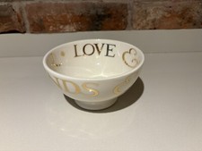 gold toast small french bowl Emma Bridgewater new 1st cond