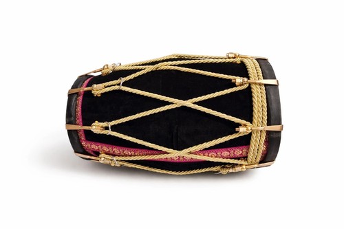 Handmade black velvet - handmade, dholak