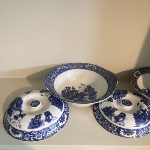Blue and white - vintage, olde