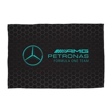 Official Mercedes AMG Petronas F1 Fleece Blanket Formula One 100cm x 150cm Xmas