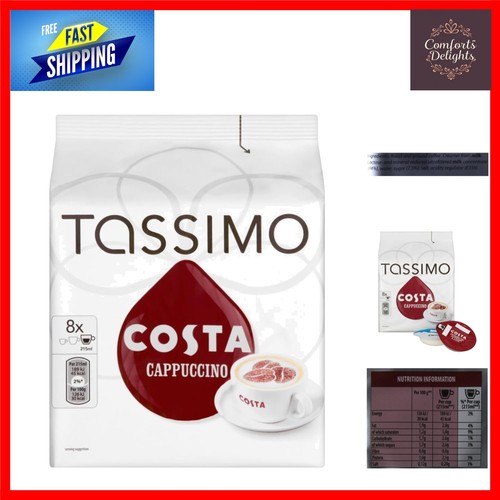 Costa cappuccino coffee - cappuccino, pods