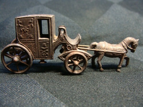 Vintage cast miniature finely - cast,