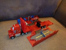 Disney Cars MACK HAULER TRUCK TRANSPORTER Playset & LIGHTNING McQUEEN 1:55
