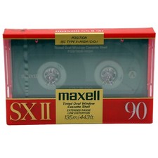 MAXELL SX II 90 MINUTES BLANK