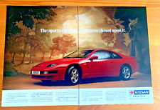 NISSAN 300ZX 300 ZX - COLLECTIBLE FRAMEABLE ORIGINAL CLASSIC CAR ADVERT