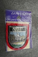 Ragley Hall Woven Cloth Patch