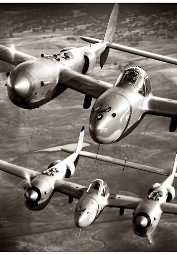 P38 lockheed lightnings - lightnings, ww2