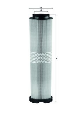 816 knecht air filter - lx, for