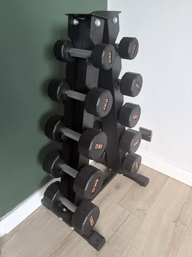 Dumbbell weights set with rack - dumbbell,