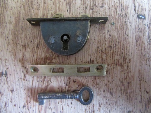 Victorian writing slope lock - writing,
