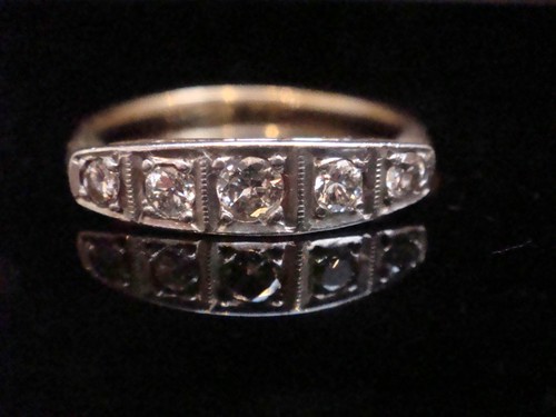 Edwardian 18ct platinum - , yellow