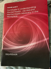 certificate in understanding mental health cache level 2 workbook