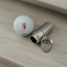 Man Utd FC 2in1 Golf Ball Stamp with Refillable Red Golf Ball Ink