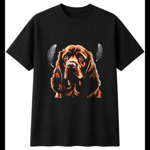 Greyscale sussex spaniel with - greyscale,