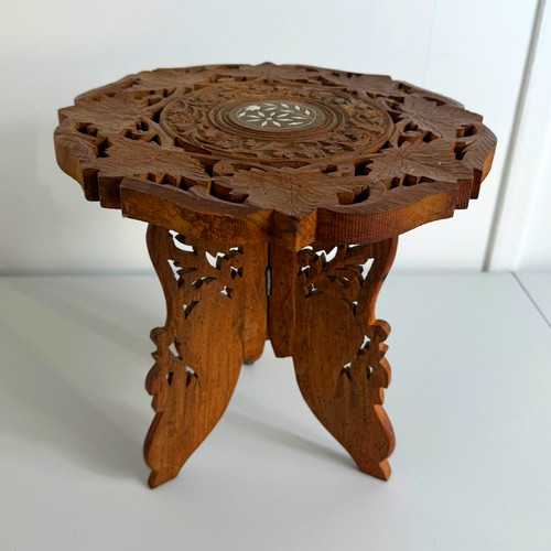 Vintage anglo indian carved - vintage,