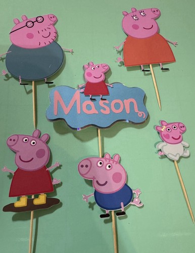 Peppa pig inspired cake - inspired,
