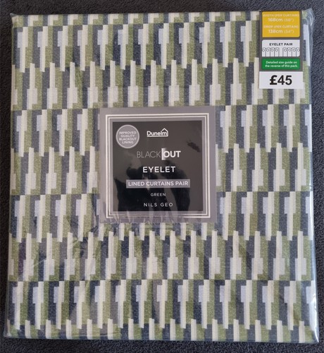 Dunelm nils geo eyelet - dunelm,