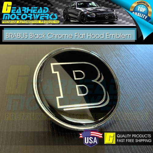Brabus front hood black - hood, emblem