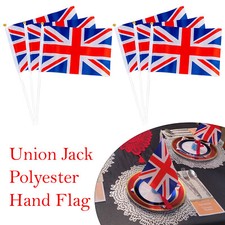 Union jack hand held flags - union,
