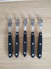 Five Prima Brand Stainless  Forks . V.G.C.