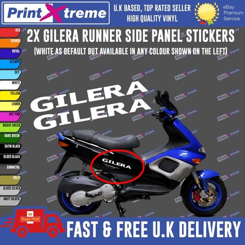 Gilera runner stickers 50 - runner, x2