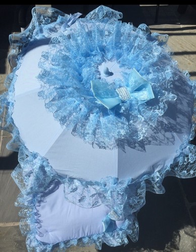 Very frilly blue pesci baby - frilly,