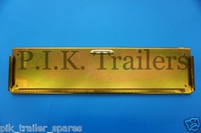 Oblong Metal Number Plate