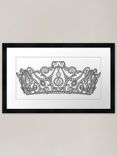 Delhi Durbar Tiara Framed Art