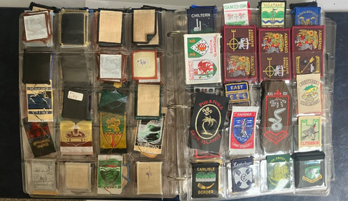 Vintage souvenir woven scouts - vintage,