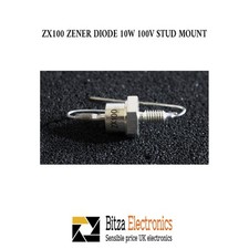 ZX100- 100V 10W Stud Mount Zener Diode Metal Package