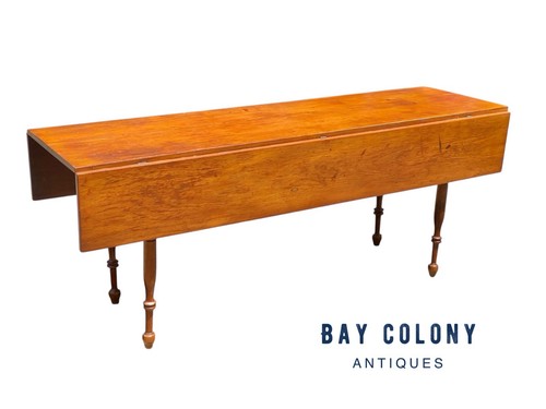 Antique pumpkin pine drop leaf - pine,