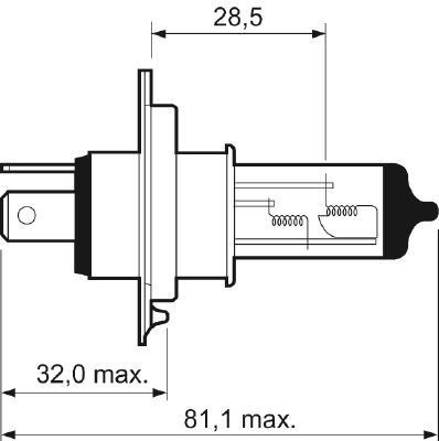 Valeo 032007 spotlight - spotlight, bulb