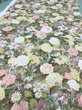 Sanderson  Vintage "Flower Show" Curtain fabric 3.75 metres plus small piece