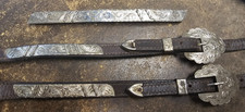 Vintage silver plate bridle