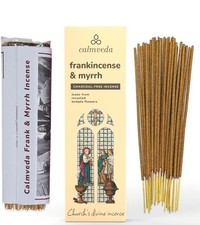 Calmveda Church Frankincense and Myrrh Incense - 80 Sticks Charcoal Free Made |