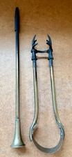 Victorian brass poker + claw