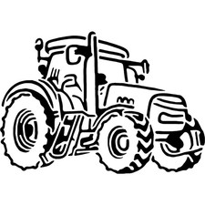 'Farm Tractor' Stencils / Templates (WS018391)