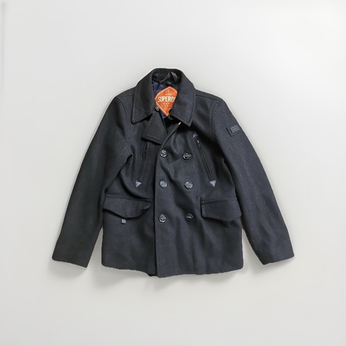 Superdry navy label wool - superdry, label’