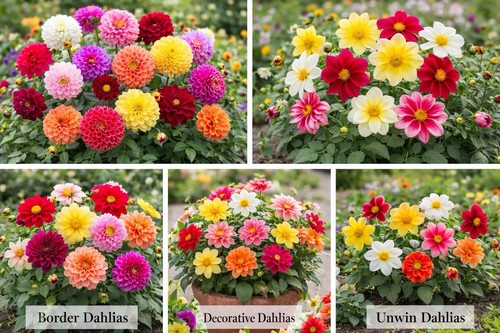 Dahlia mixed tubers - mixed,