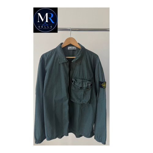 Stone island overshirt petrol - stone,