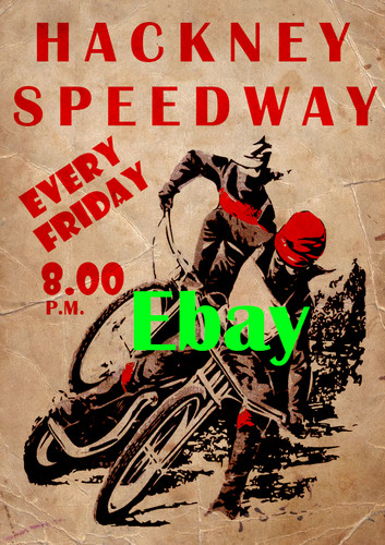 Hackney retro style - retro, speedway