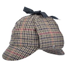 TWEED DEERSTALKER HAT Sherlock