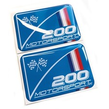 2x 200 Motorsport French Flag