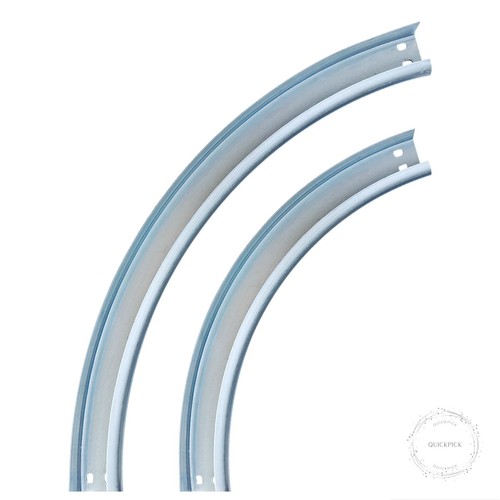 Garage door curved tracks - garage,