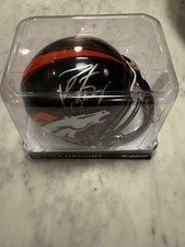 Hall of Famer Peyton Manning Signed Mini Helmet Denver Broncos Steiner in box